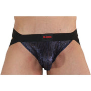 BURN - 006 JOCK GLÄNZEND BLAU / SCHWARZ M