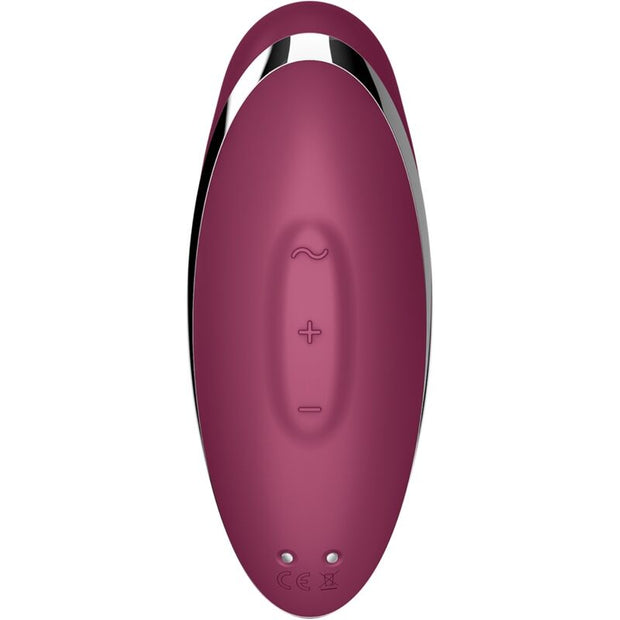 SATISFYER - TAP & CLIMAX 2 VIBRATOR & STIMULATOR ROT