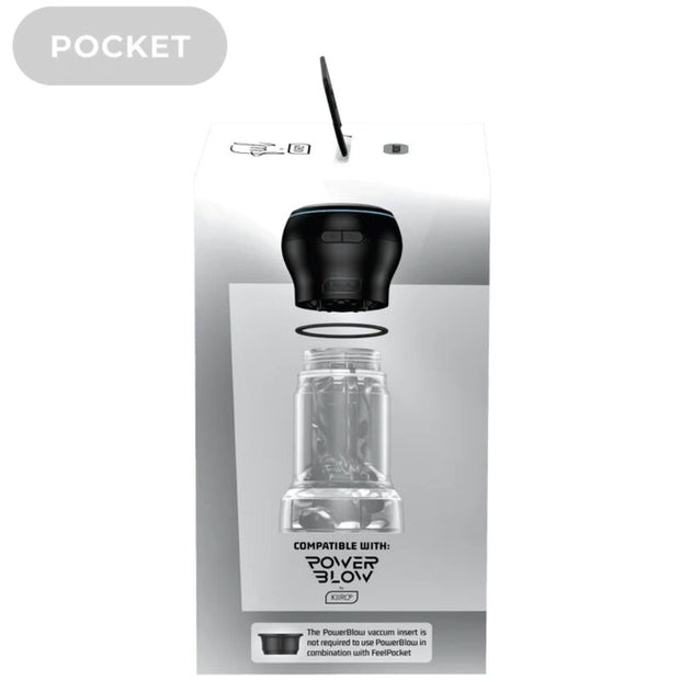 KIIROO - FEEL POCKET STROKER KRISTALL VON KIIROO TRANSPARENT