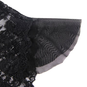 SUBBLIME - 930882 SEXY BODY MIT RÜSCHEN SCHWARZ L/XL