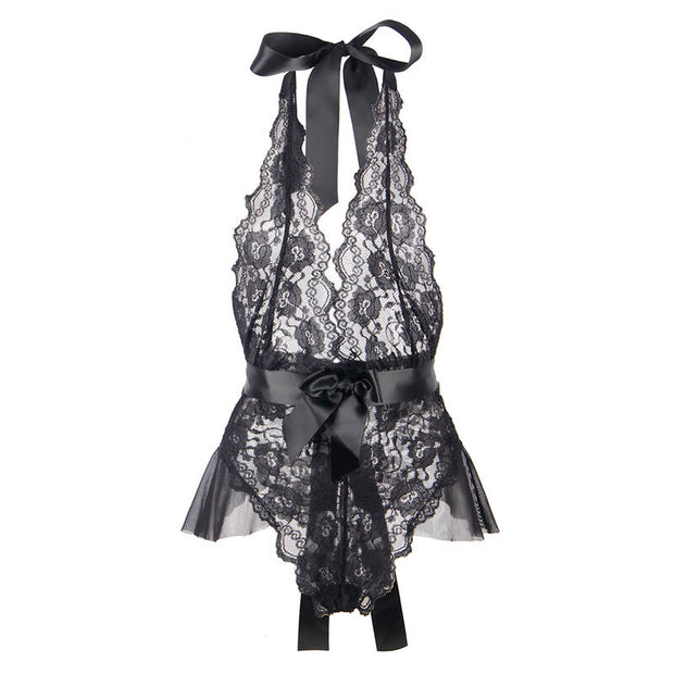 SUBBLIME - 930882 SEXY BODY MIT RÜSCHEN SCHWARZ L/XL