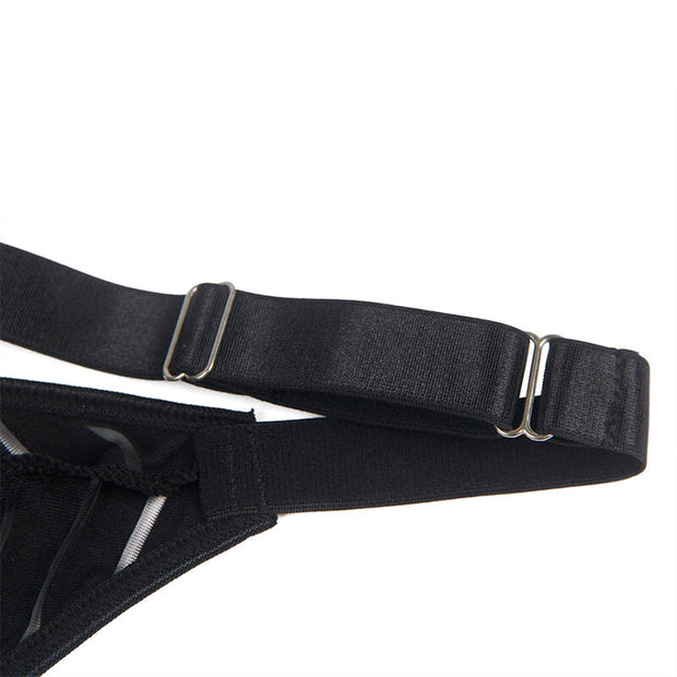 SUBBLIME - 954154 BODY MIT STRUMPFGÜRTEL SCHWARZ L/XL