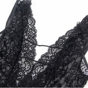 SUBBLIME - 954390 SEXY BODY MIT STRUMPFGÜRTEL SCHWARZ L/XL
