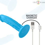 INTENSE - PHOEBE REALISTISCHER VIBRATOR 10 VIBRATIONEN BLAU FERNBEDIENUNG