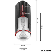 JAMYJOB - MEGABITE AUTOMATISCHER MUNDMASTURBATOR 5 MODI STIMULIERENDE WELLEN UND VIBRATION