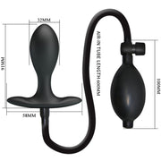 PRETTY LOVE - AUFBLASBARER ANALSTECKER SCHWARZ
