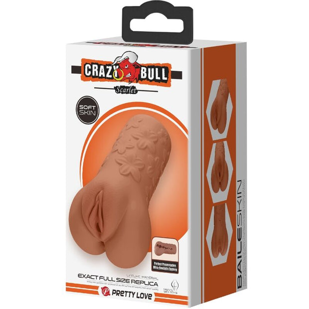 CRAZY BULL - SCARLET VAGINA UND ANUS DESIGN MIT BLUMENFLEISCH