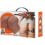 CRAZY BULL - HAILEY VIBRATOR BUTT MIT REALISTISCHER VAGINA UND ANUS MULATTE MIT FERNBEDIENUNG