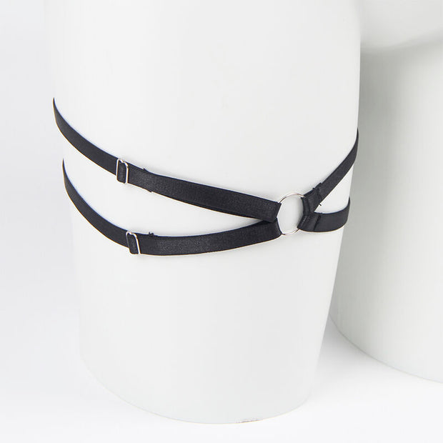 SUBBLIME - 955205 BH-SET MIT VERSTELLBARER SCHWARZER SCHLEIFE L/XL