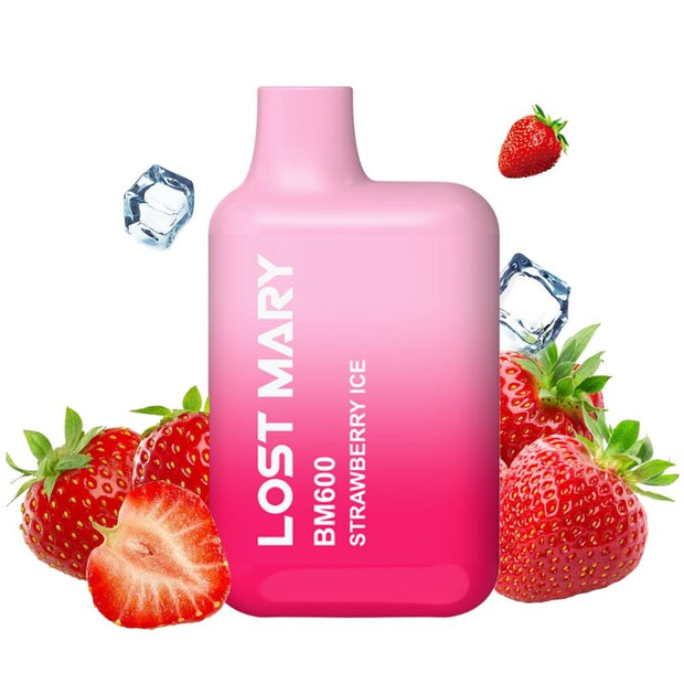 LOST MARY - BM600 NIKOTIN-VAPER 2% EINWEG ERDBEEREIS