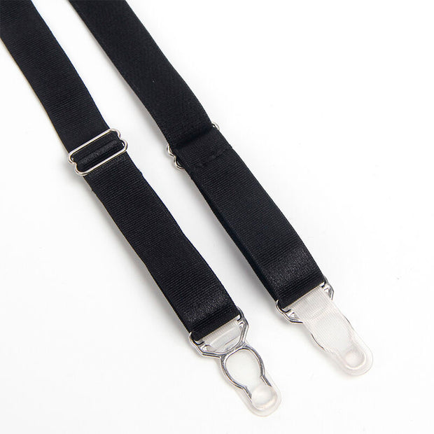 SUBBLIME - 955236 SCHWARZER BONDAGE-BH MIT STRUMPFBAND-SET S/M