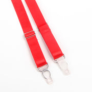 SUBBLIME - 955250 ROTER BONDAGE-BH MIT STRUMPFBAND-SET S/M