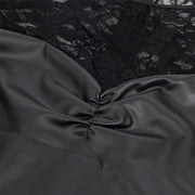 SUBBLIME - 955601 LANGÄRMELIGES KLEID MIT SCHWARZER SPITZE L/XL