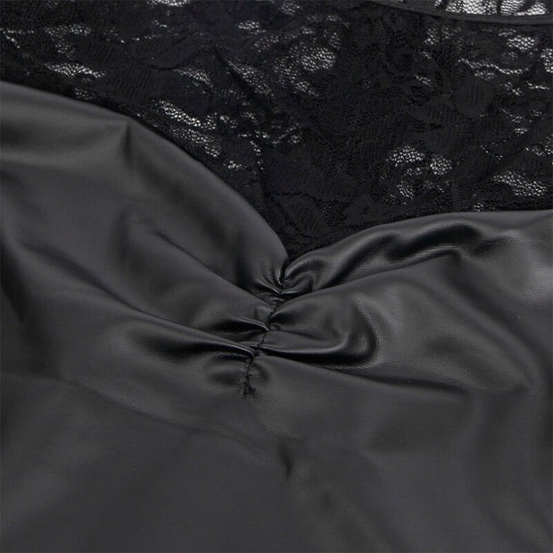 SUBBLIME - 955601 LANGÄRMELIGES KLEID MIT SCHWARZER SPITZE L/XL