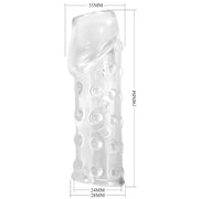 PRETTY LOVE - ENGE UND VOLUMINÖSE PENISHÜLLE TRANSPARENT