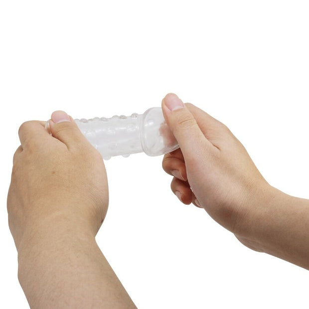 PRETTY LOVE - ENGE UND VOLUMINÖSE PENISHÜLLE TRANSPARENT