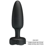 PRETTY LOVE - TARION ANAL PLUG MIT LED LICHT SCHWARZ 12,5 CM