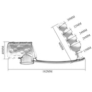 PRETTY LOVE - PENISHÜLLE MIT ANAL-PLUG TRANSPARENT