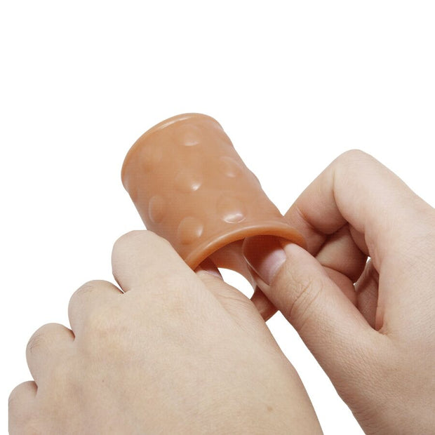 PRETTY LOVE - PENISHÜLLE MIT ANALPLUG NATUR