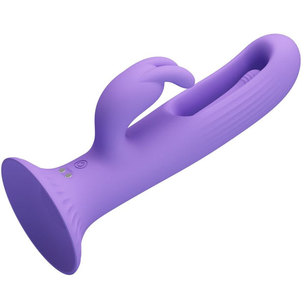 PRETTY LOVE - KILLMOULIS RABBIT VIBRATOR 12 VIBRATIONSMODI LILA