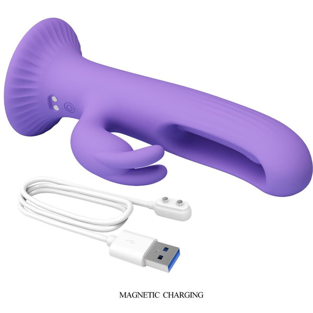 PRETTY LOVE - KILLMOULIS RABBIT VIBRATOR 12 VIBRATIONSMODI LILA