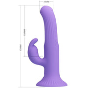 PRETTY LOVE - KILLMOULIS RABBIT VIBRATOR 12 VIBRATIONSMODI LILA