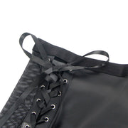 SUBBLIME - 957582 LEDER-BH UND ROCK-SET SCHWARZ S/M