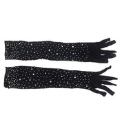 SUBBLIME - 957469SHINE TRANSPARENTE HANDSCHUHE SCHWARZ S/M
