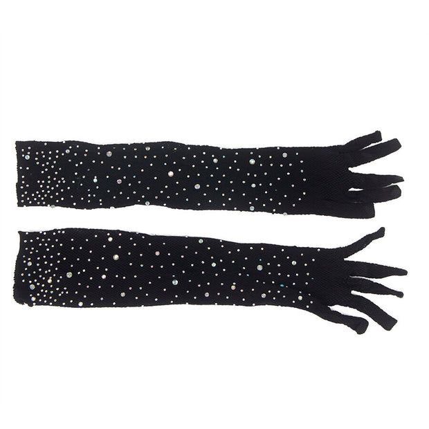 SUBBLIME - 957469SHINE TRANSPARENTE HANDSCHUHE SCHWARZ S/M