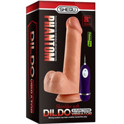 SHEQU - ADAM VIBRATORDILDO MIT FERNBEDIENUNG 21 CM
