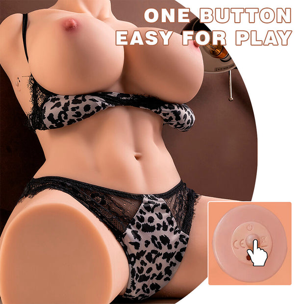 XISE - MURIEL WEIBLICHER REALISTISCHER TORSO MIT STOSSEN 55 CM