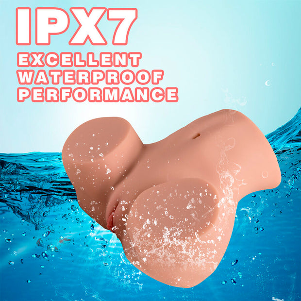 XISE - DANAE STOSSENDER REALISTISCHER VAGINA-MASTUBADOR MIT VIBRATION IN MEHREREN POSITIONEN