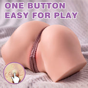 XISE - FENNIE SHAKING REALISTISCHER MULTIPOSITIONS-MASTURBATOR FÜR VAGINA UND ANUS MIT VIBRATION