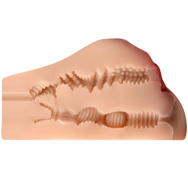 XISE - THULMA REALISTISCHER VAGINA- UND ANUS-MASTURBATOR, FRONTPOSITION