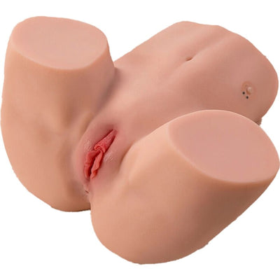 XISE - MAYA SUCKING REALISTISCHER VAGINA- UND ANUS-MASTURBATOR MIT VIBRATION UND STIMULIERENDEN WELLEN 4,5 KG