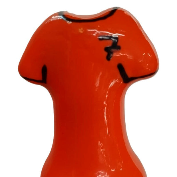 CONDOMERIE - HANDBEMALTES NEUHEITS-KONDOME ORANGE SHIRT