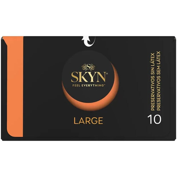 SKYN - GROSSE EXTRA ANPASSUNGSKONDOME 10 EINHEITEN