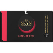 SKYN - KONDOM MIT INTENSIVEM GEFÜHL UND STRUKTURIERTEM WELLENDESIGN, 10 EINHEITEN