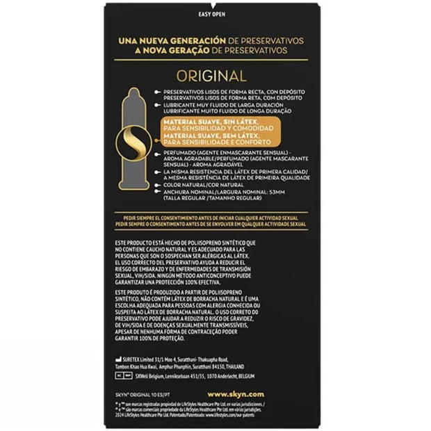 SKYN - ORIGINAL KONDOM NATÜRLICHE SENSATION 10 EINHEITEN