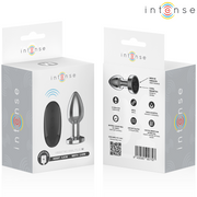 INTENSE - ANAL PLUG 10 VIBRATIONEN METALL MIT FERNBEDIENUNG M