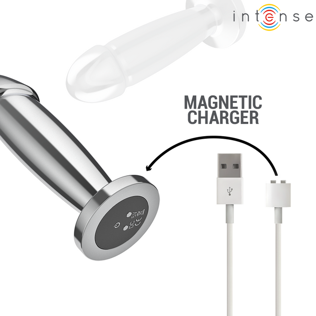 INTENSE - ANAL PLUG 10 VIBRATIONEN METALLDILDO MIT FERNBEDIENUNG M