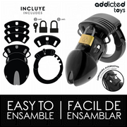 ADDICTED TOYS LOCKED - CHASTITY DEPTHS PENISKÄFIG 7,5 CM
