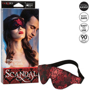 CALEXOTICS – SCANDAL BLICKDICHTE AUGENMASKE MIT ROTEN DETAILS