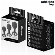 ADDICTED TOYS - 3ER-SET ANALPLUG MIT JUWEL