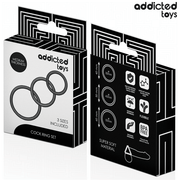 ADDICTED TOYS - SET SILIKONRINGE MODELL 2