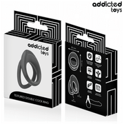 ADDICTED TOYS - DOPPELT STRUKTURIERTER PENISRING