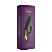 TOYJOY - SCHWARZER KANINCHENVIBRATOR MIT SPEKTAKULÄREM LICHT