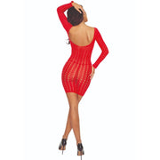 PASSION - BS110 BODYSTOCKING RED DOTS