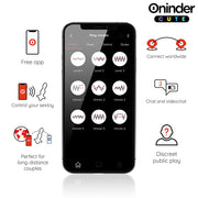 ONINDER CUTE - LOVE BUTT VIBRIERENDER ANALPLUG-DILATATOR - KOSTENLOSE WELTWEITE APP