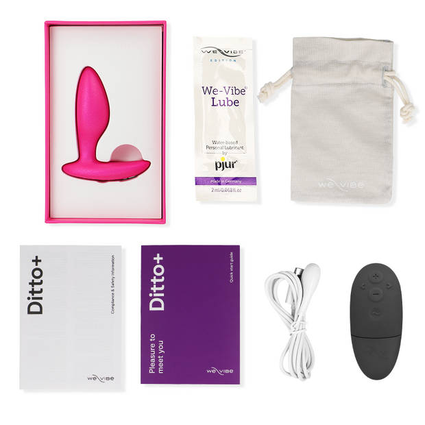 WE-VIBE - DITTO+ ANAL PLUG VIBRATOR ROSA